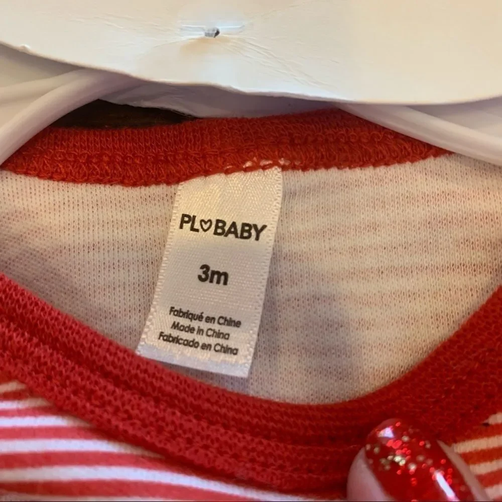 PL Baby Three Piece Holiday Set Size 3 Months